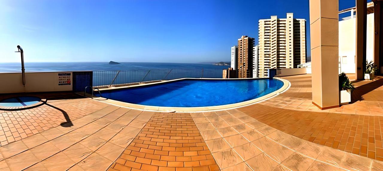 Spectacular Sea Views 2 Bedrooms In Villa Marina Μπένιντορμ Εξωτερικό φωτογραφία